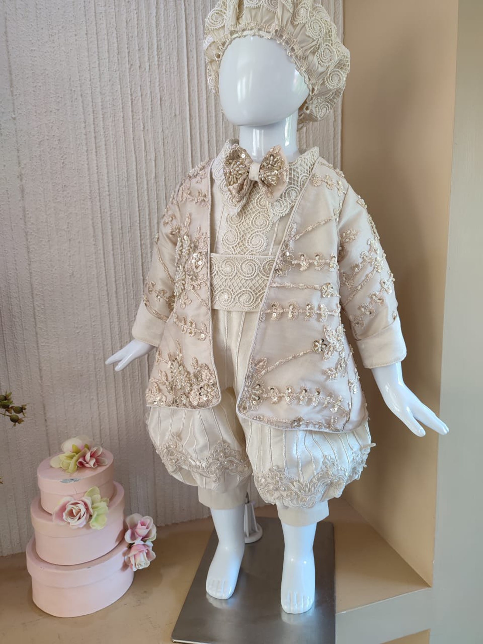 Baby Boy Elegant Christening Outfit Whole Set/ Paquete Etsy