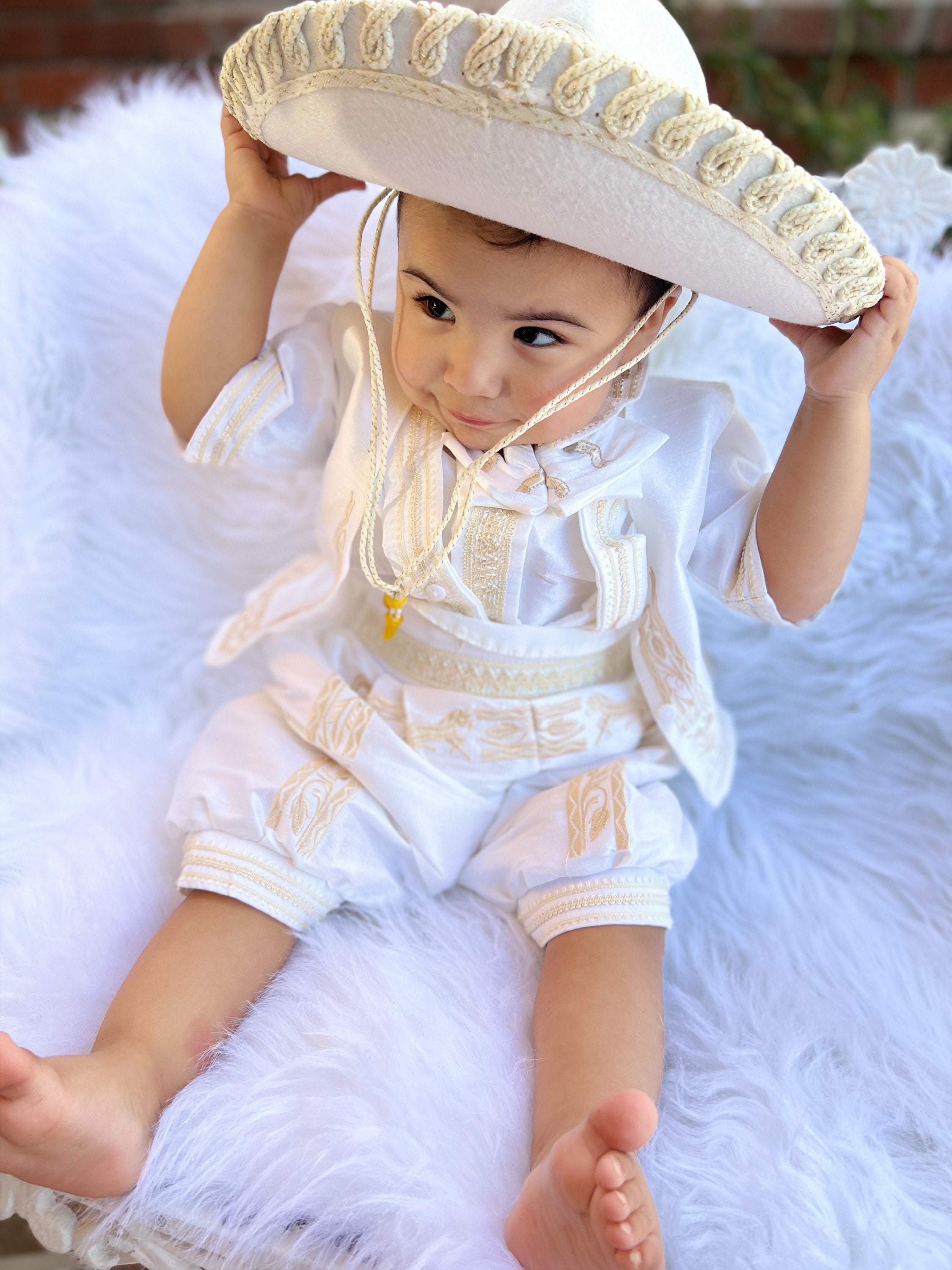 Charro Baptism Includes Blanket and Candle - Etsy