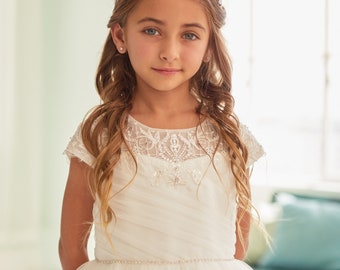 First communion dress / Flower girl dress/ plus size available