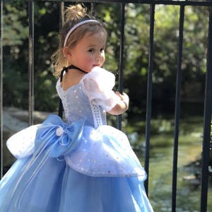 cinderella dress, cinderella party, cinderella birthdayparty, cinderella costume, cosplay, cinderella inspired 4pc image 2