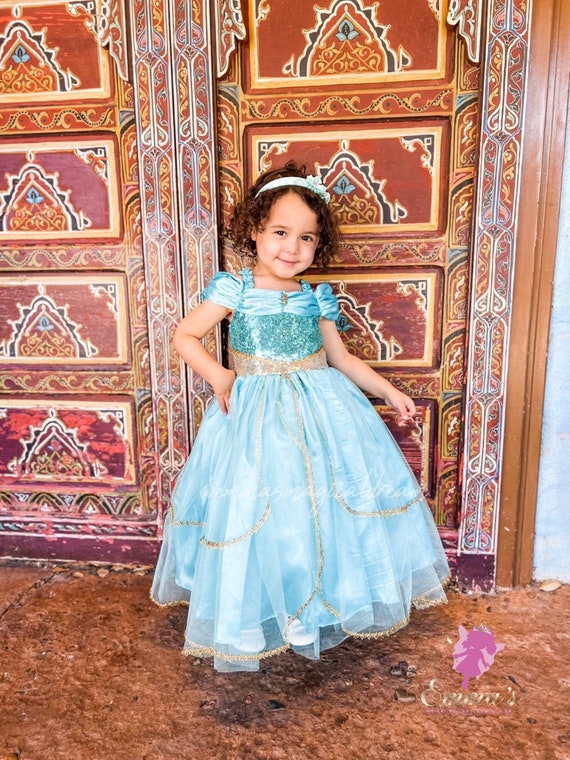 Princess Jasmine Dress - Etsy Denmark Princess Jasmine Dress - Etsy Denmark