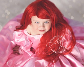 The Little Mermaid Princess Ariel Pink // Party Fancy Dress Cosplay CostumeAriel the little mermaid dress/ ariels dinner dress/ mermaid