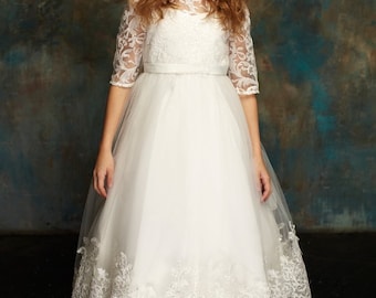 First communion / flower girl Tulle dress