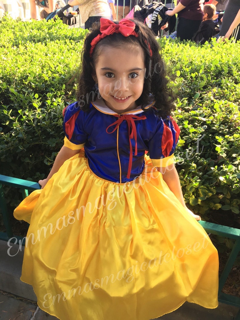 Snow White dress, snowwhite dress, Snow White party, Snow White birthday, Snow White costume image 2