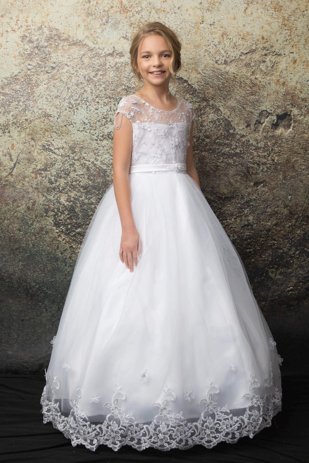 First Communion Dress - Etsy