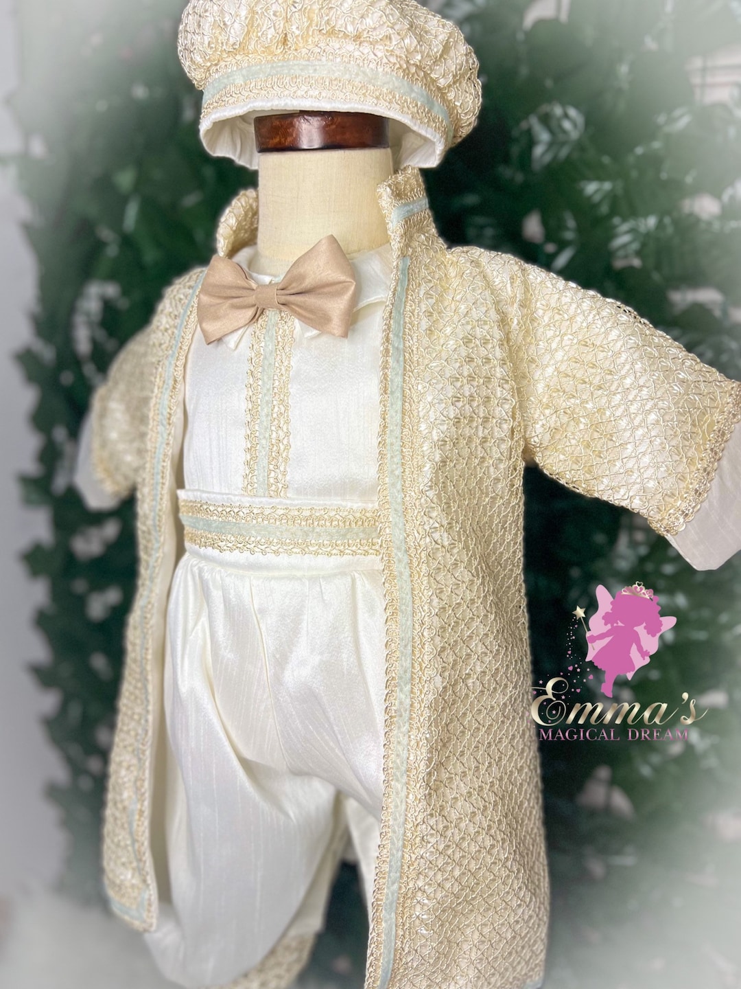 Theo Heirloom Christening Outfit for Boys (Baptism Outfit) – Made to Order (AB030)