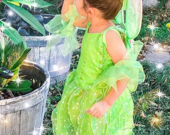Tinkerbell dress / Tinkerbell / green fairy dress / fairy dress / fairy princess