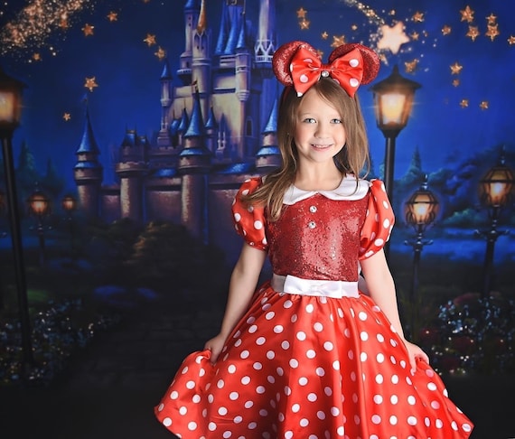 Robe souris minnie fille 2 pièces -  France