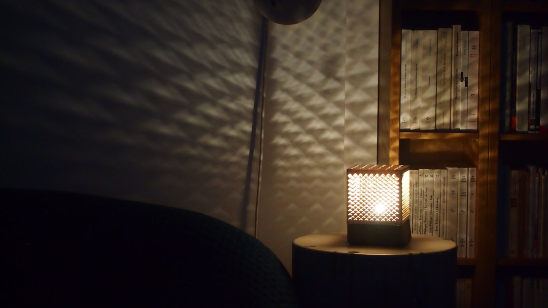 Geometric Triangle Lamp - Etsy