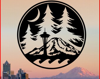 Tree Decal Forest Graphic Vinyl Sticker Rear Windshield