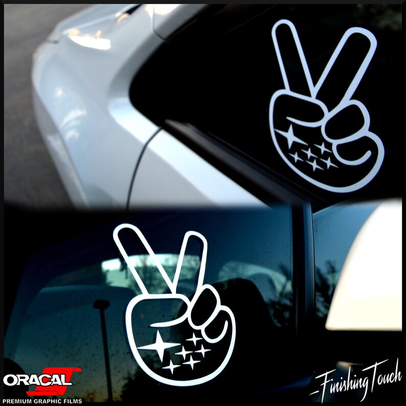 Alien Head Sticker Decal OILSLICK SILVER