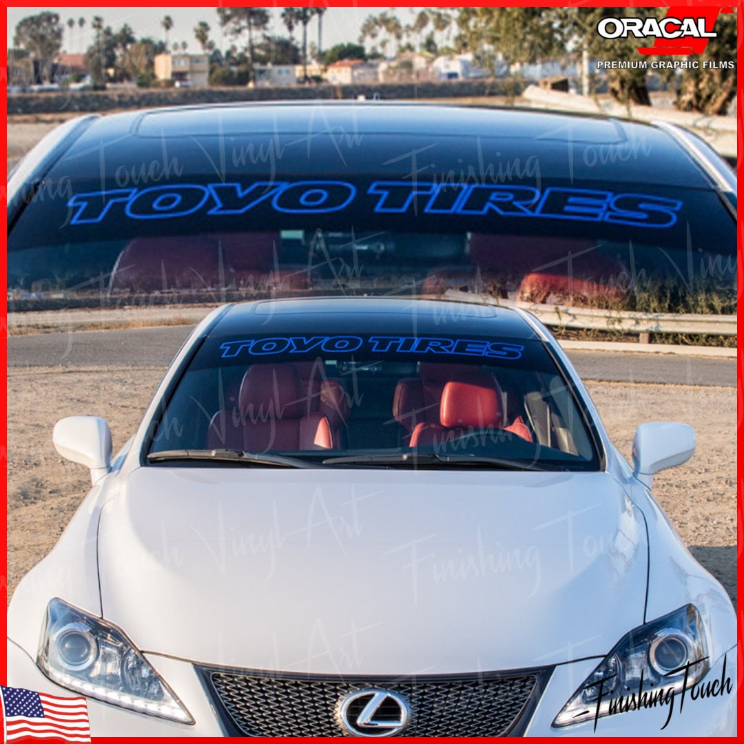 40/" Fresh /& Clean JDM Racing Simply Import Car Decal Sticker Windshield Banner