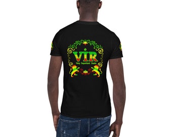 VIR Unisex T-Shirt, "Very Important Rasta", Gift Idea, Rasta T-Shirt, Rastafarian Clothing, Rastafari Clothes