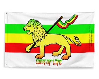 Rasta Way of Life Flag