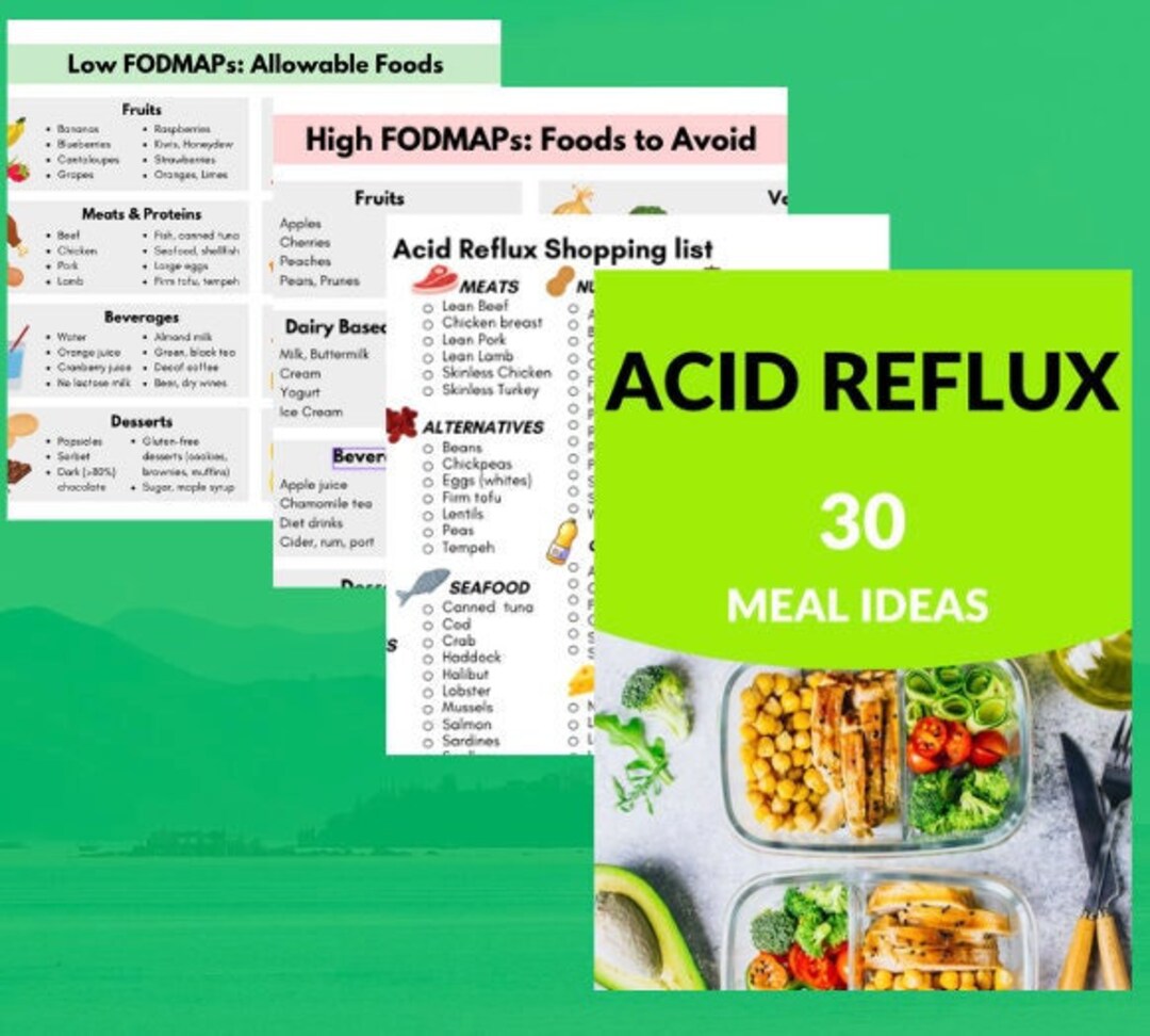 Acid Reflux Meal Plan 30 Meals recipe And Grocery List 4 Downloads For acid-reflux-meal-plan-30-meals-recipe-and-grocery-list-4-downloads-for