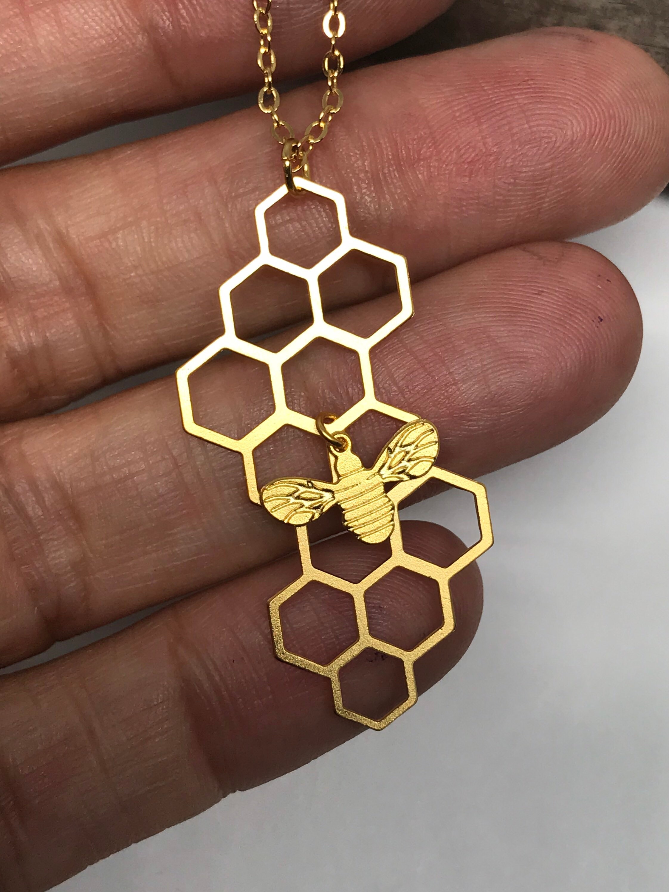 Honeycomb necklace on sale