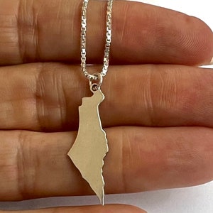 Israel Map MAN und FRAU Halskette - Spende 100% aus Profit