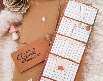 Book Tracker Bookmark | Bookshelf Bookmark | 52 Books Reading Challenge | 2024 Reading Tracker