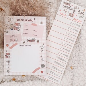 Book Review Pad | Book Tracker | Reading Review | Reading Challenge ...