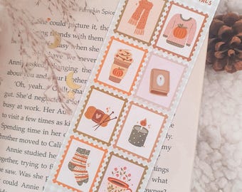 Autumn Essentials Bookmark | Bookish Gift | Bookmark | Book Lover | Book Accessory | Autumn Bookmark