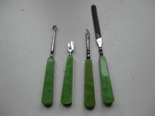 Vintage Set Manucure Français 4 Pièces Nogent.