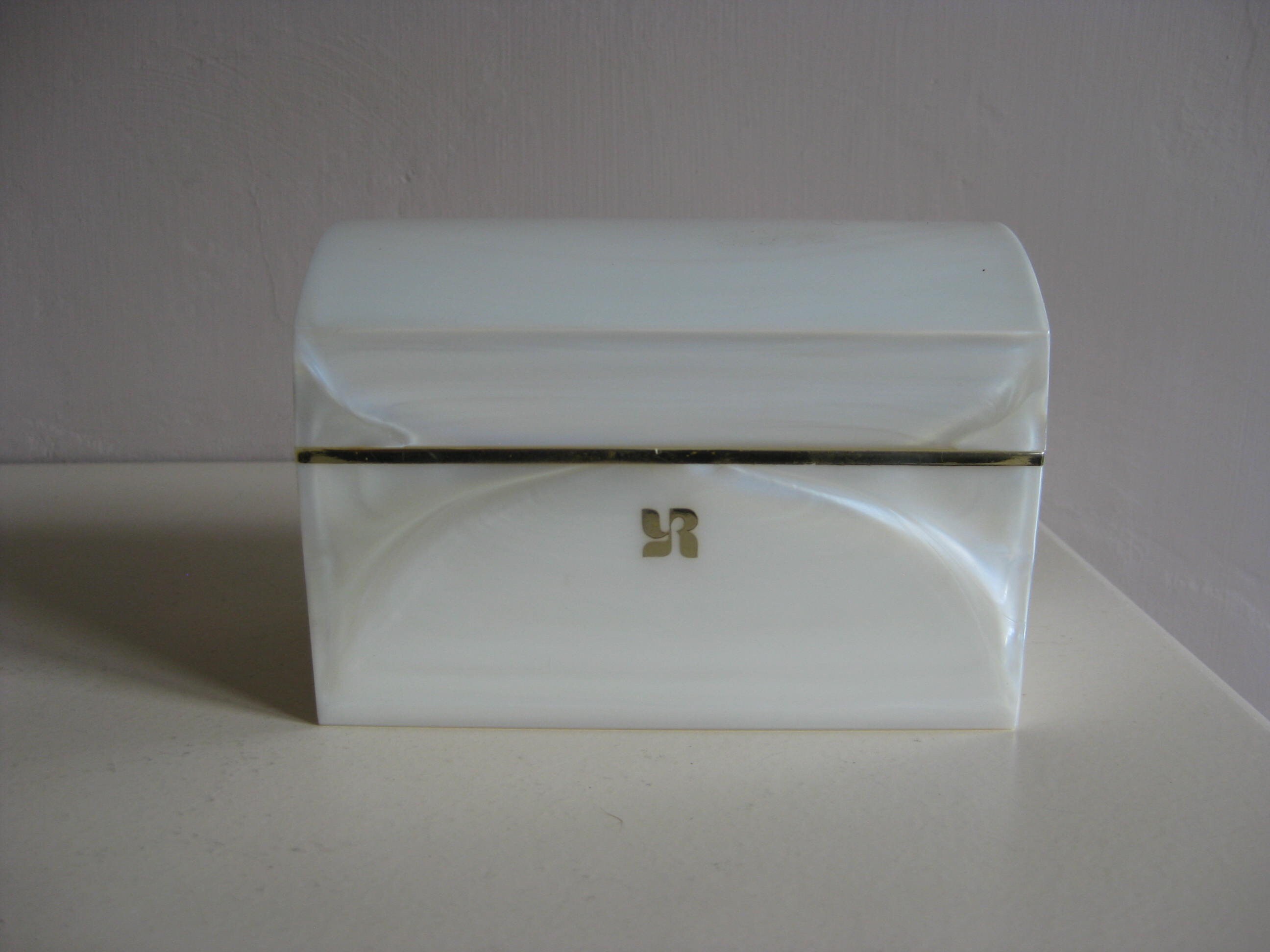 Boîte de Bijoux en Plastique Vintage Français Plastique