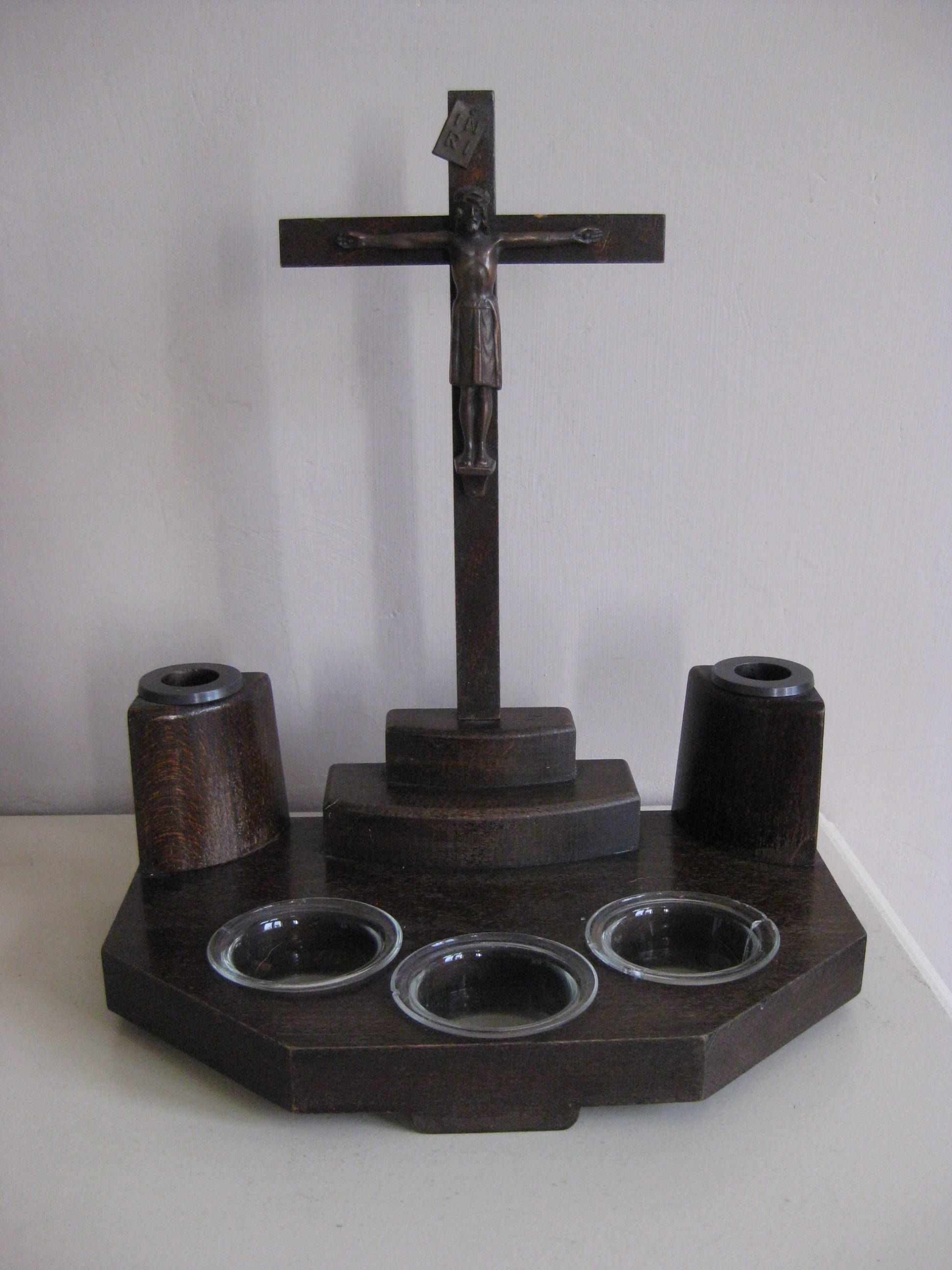 Ensemble de Contrôle en Bois Hollandais Du Début Des Années 1900.