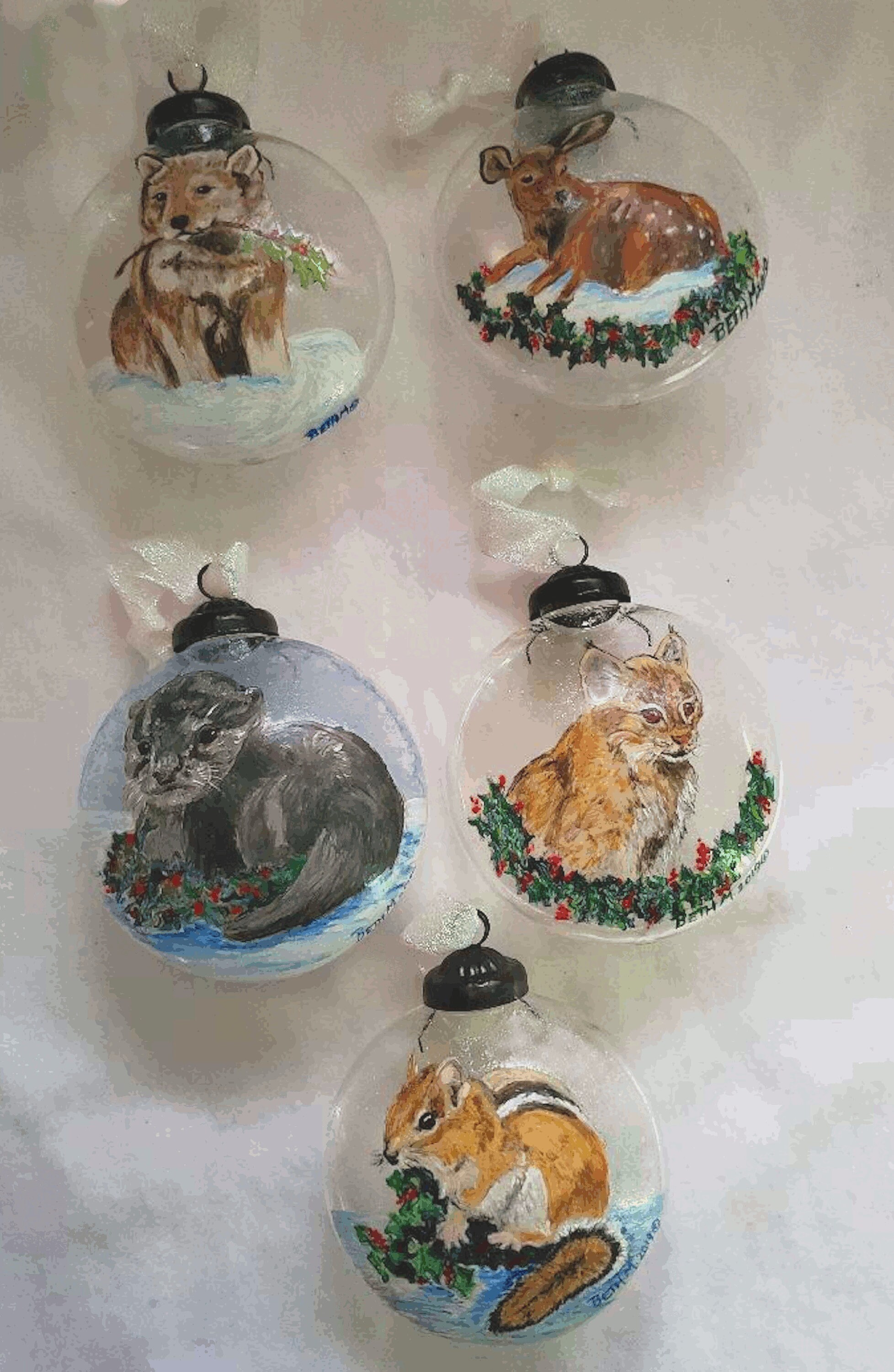 Wolf Christmas Ornament Wolf Pup Ornament Wolf Ornament | Etsy