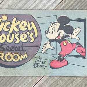 Mickey Mouse’s Secret Room Pocket Comic Book, Walt Disney, 1947