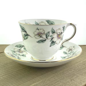 Crown Staffordshire Magnolia Teacup-England