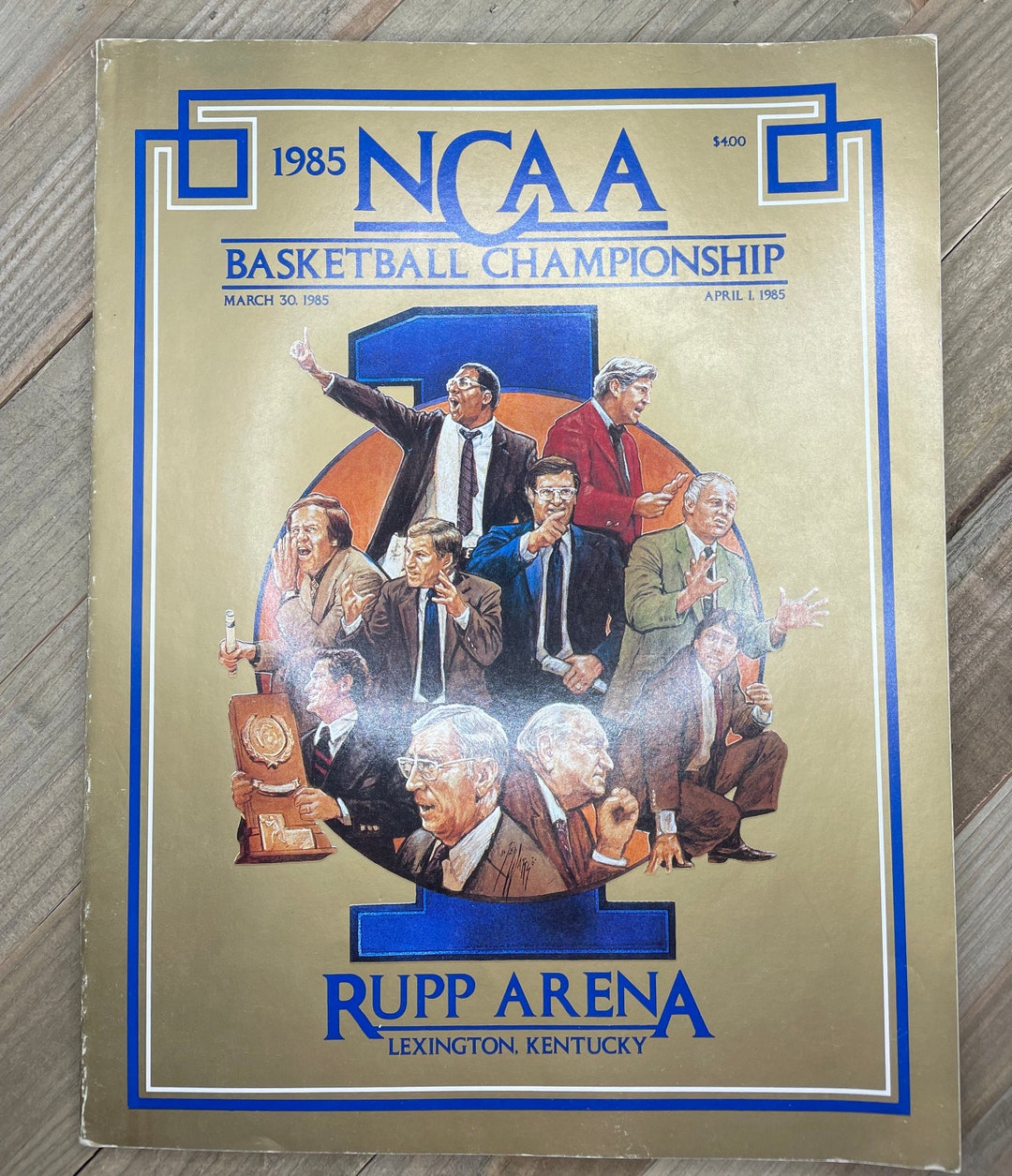 1985 NCAA Basketball Championship Program - Etsy