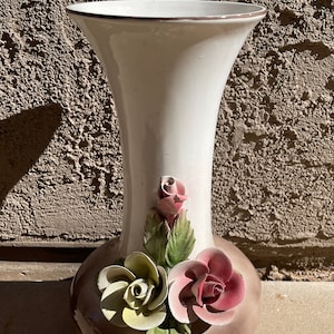 Capodimonte Floral Vase