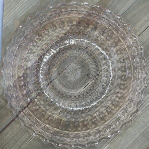Anchor Hocking Pink Depression Glass Serving Platter