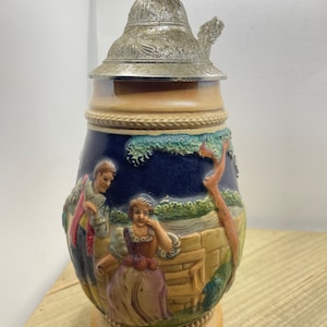 Westdeutschland Bierkrug mit Deckel