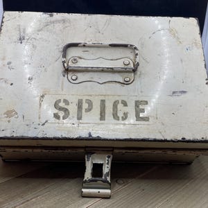 Antique Travel Spice Tin