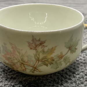 Service à Thé En Porcelaine De Limoge Haviland - Motif Feuilles D'Automne, Vintage, Occasion