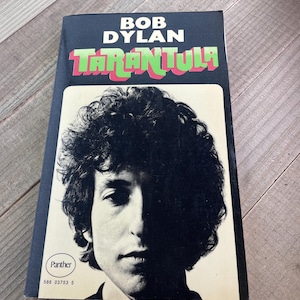 Bob Dylan Tarantula, Bob Dylan, Panther Books Ltd. 1975