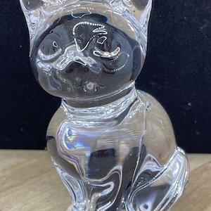 Daum france  猫　置物 Daum Crystal Cat - Etsy