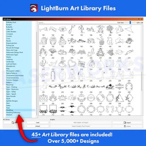 Lightburn Design Library Lightburn Art Library File Bundle: 5000+ Vector Designs (digital ...