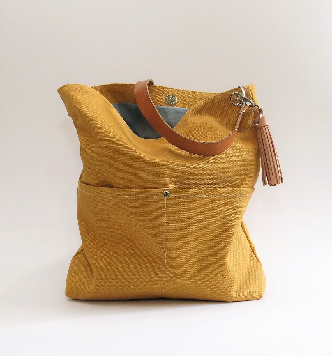 Mustard Yellow Hobo Bag Canvas Hobo Bag Diaper Bag Canvas Etsy