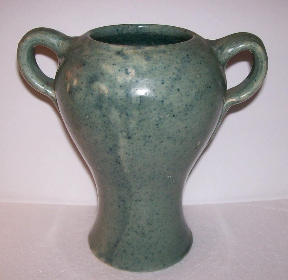 Vintage North Carolina Pottery Handled Vase Hand Made Southern Etsy