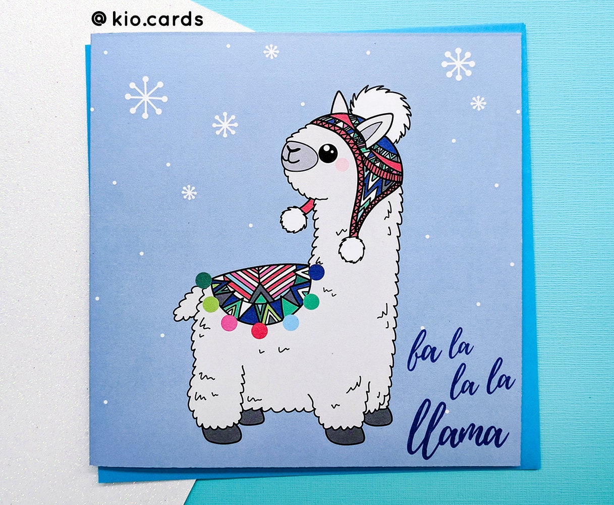 Llama Christmas Cards 