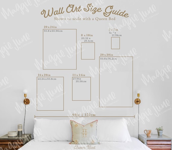 Most Popular Sizes Wall art size guide, Printable & Downloadable image size  guide for print sellers- Clear N Easy to make sense of them all!