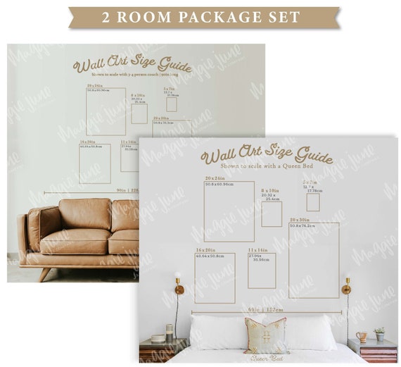 Hobart Vågn op forretning Living Room Bedroom Wall Art & Print Size Guide Template - Etsy