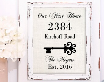 Realtor Closing gift, First Home Gift, Housewarming Gift, Our New Home, Realtor Gift, Gift for clients, Newlywed Gift, Skeleton Key