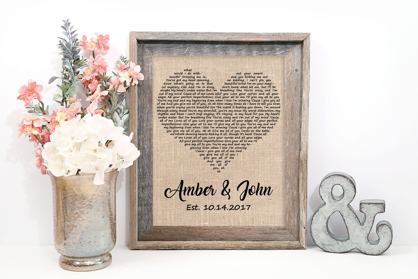 Wedding Song Lyrics Art Etsy