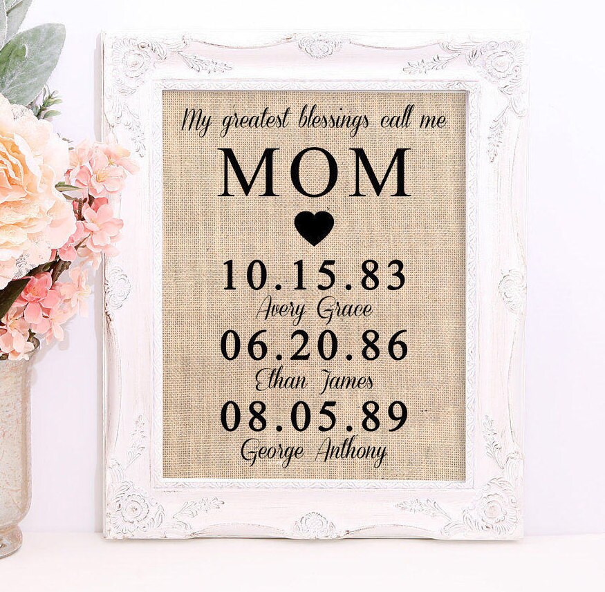 Personalized Gift for MOM Mother's Day Gift Gift for Etsy