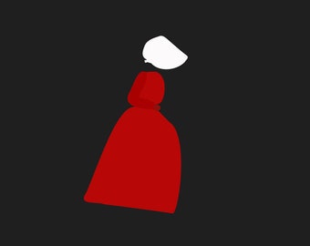 Pregnant Lady With Bonnet and Dress