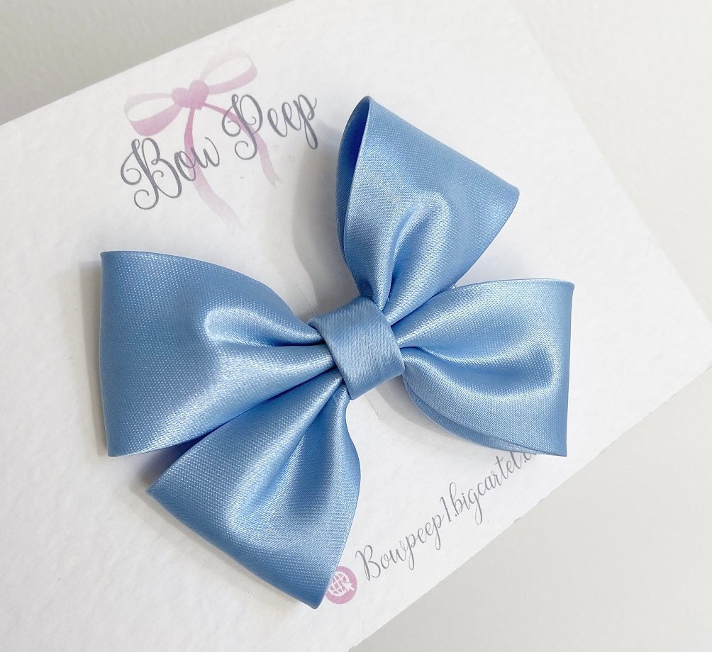 Blue Hair Bows - Etsy Blue Hair Bows - Etsy
