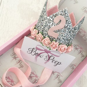 Birthday crown, crown, party hat, party crown, princess crown, silver glitter crown, cakesmash props, 1st birthday, gift idea for 1 year old
